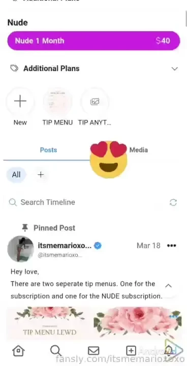 An easier way to like my posts might be by clicking media on my main 