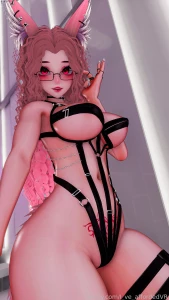 Snapped some quick pics with new harness straps lewd nsfw vr vrc part 4