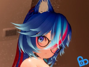 Me looking over to see if you noticed that i dropped the soap part 1