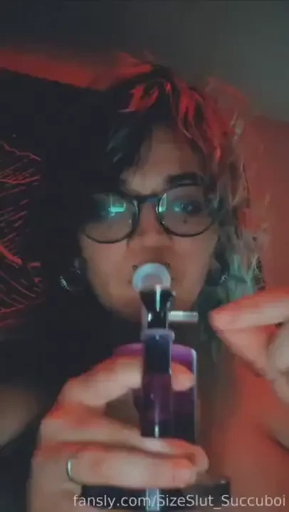 Tapped up tittys and a smooth hit transtape nonbinary smoking part 2 