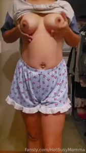 I m cold trying to warm my tits by playing with them hotbusymomma