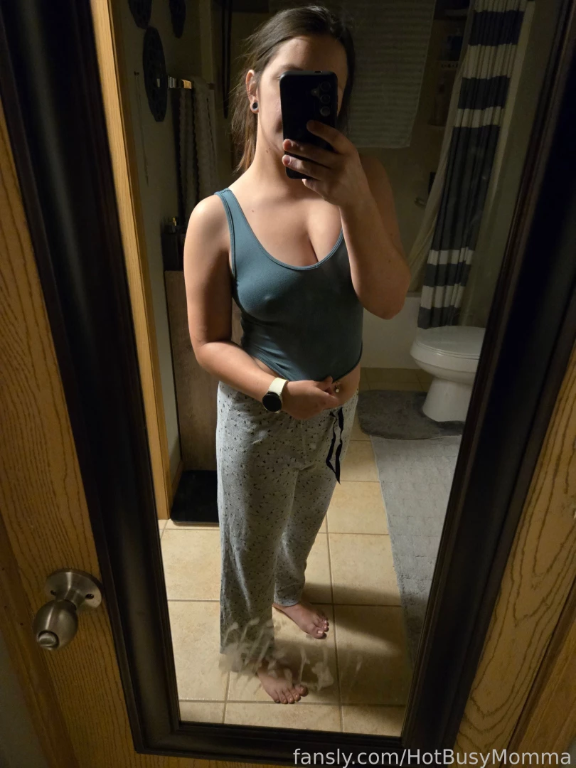 My nipples wanted to say hello nipple hotbusymomma bellyring boobs 