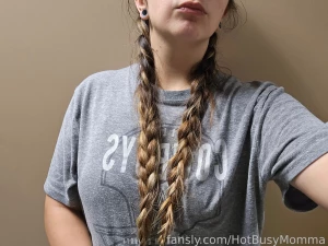 Ugh wish i wasn t working and that you were pulling my hair braids