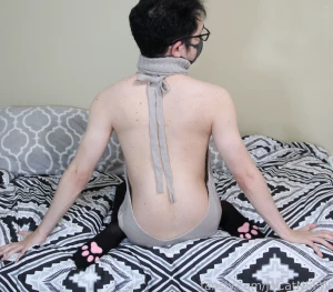 Fan got me a virgin killer on throne so i had to wear it for such a part 5