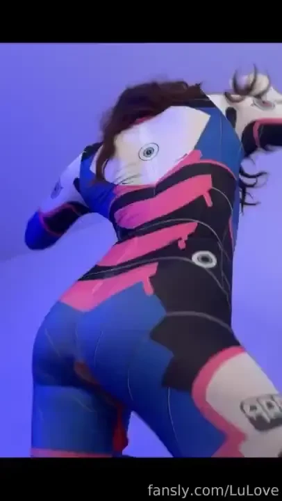 Tiktok overwatch bigass bigbutt gamer cosplay pussy dva bootyass teen 