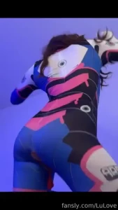 Tiktok overwatch bigass bigbutt gamer cosplay pussy dva bootyass teen