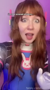 What are you afraid of ginger tiktok overwatch video young cosplay
