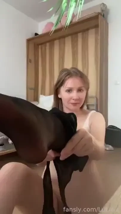 I like stockings and i like when my feets is warm stockings feet nylon 