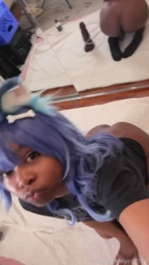 Guess what i m about to do woof woof uploading soon 3 ebony smalltits part 3