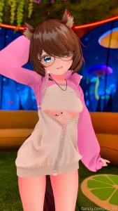 Pin me down and fuck me anime catgirl lewdtuber fyp part 3