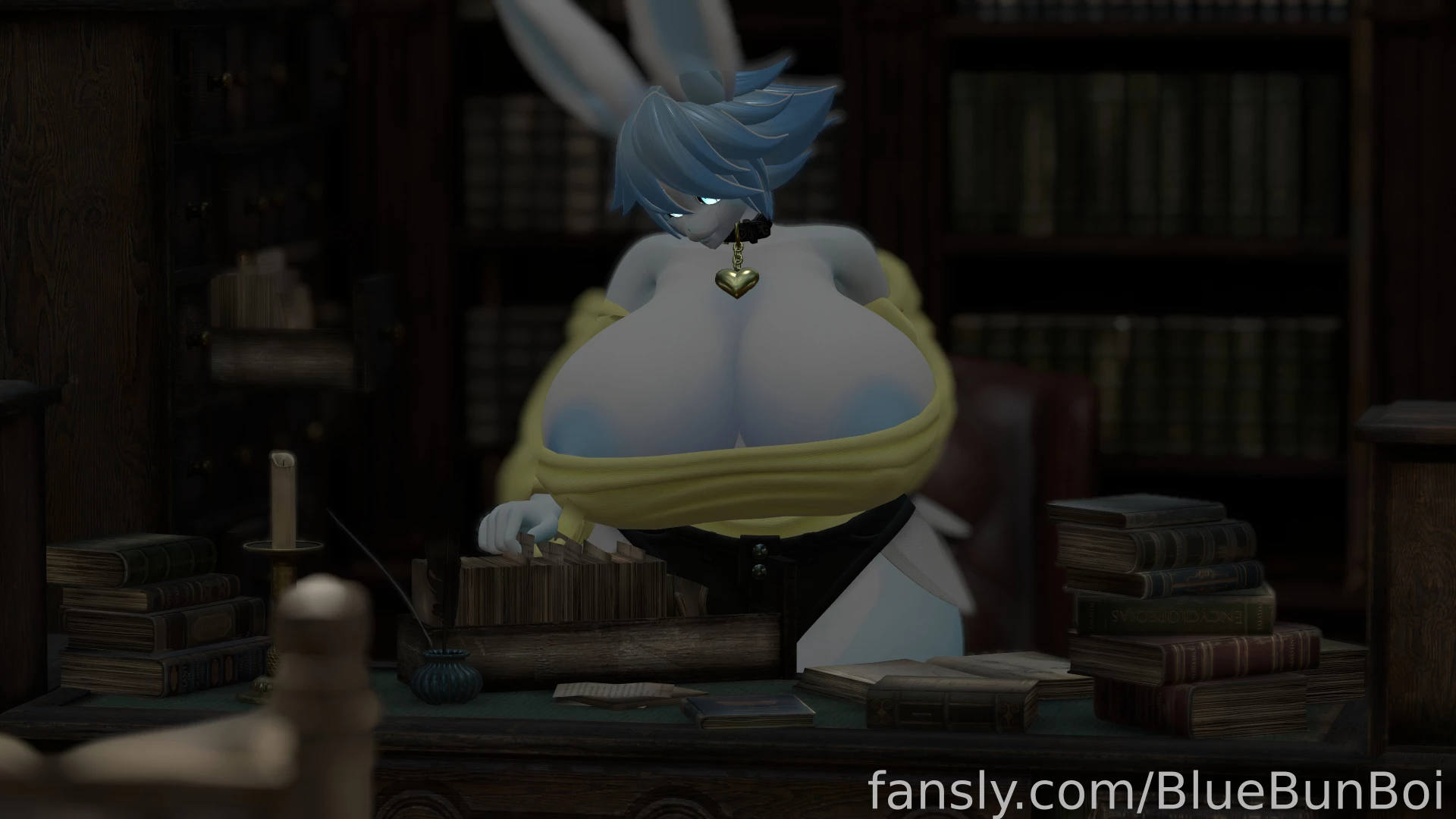 Big bunny librarian loves helping cuties like you find what you need part 5 