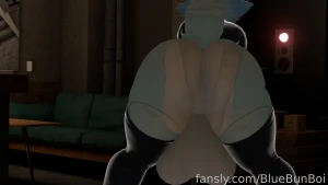 Bunny bartender love showing off his size 3 vr bustyboy furry tittyboy part 2