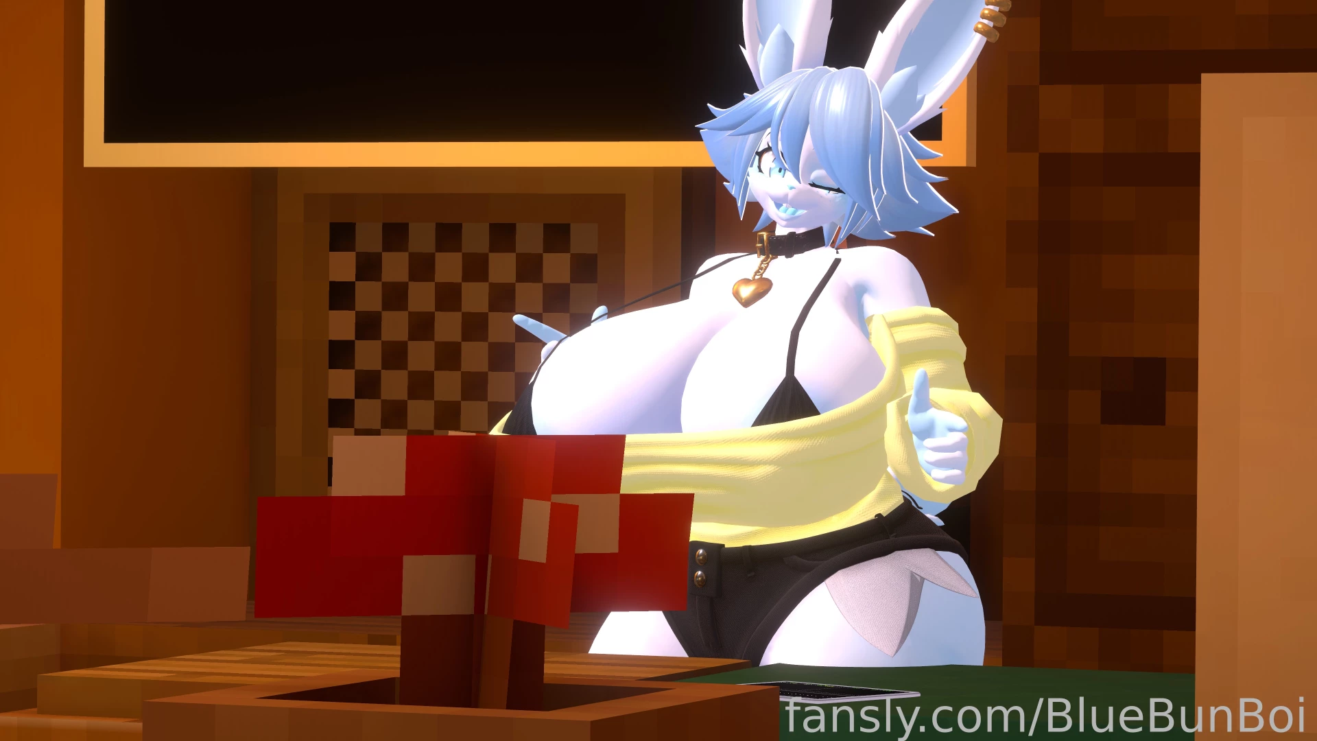 Wanna come cuddle in the minecraft house part 3 