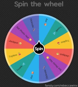 Spin the lucky wheel to receive one of these super gifts hurry up i ll