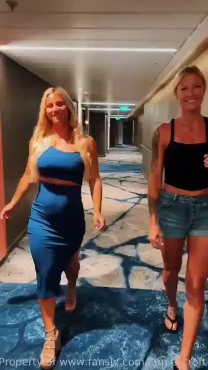 Fun on the cruise with my girl lani rails 