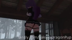 Puppy girl tries to seduce you with wiggles