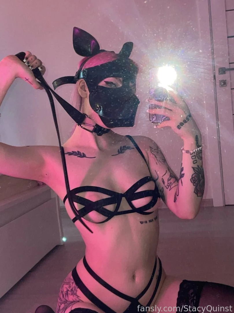 Run away fyp pink bigtits tattoos bdsm dominant latex 