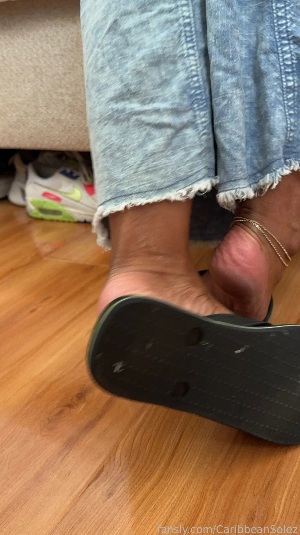 Would you lift my skirt or just fuck my feet flipflops latina exotic part 2 