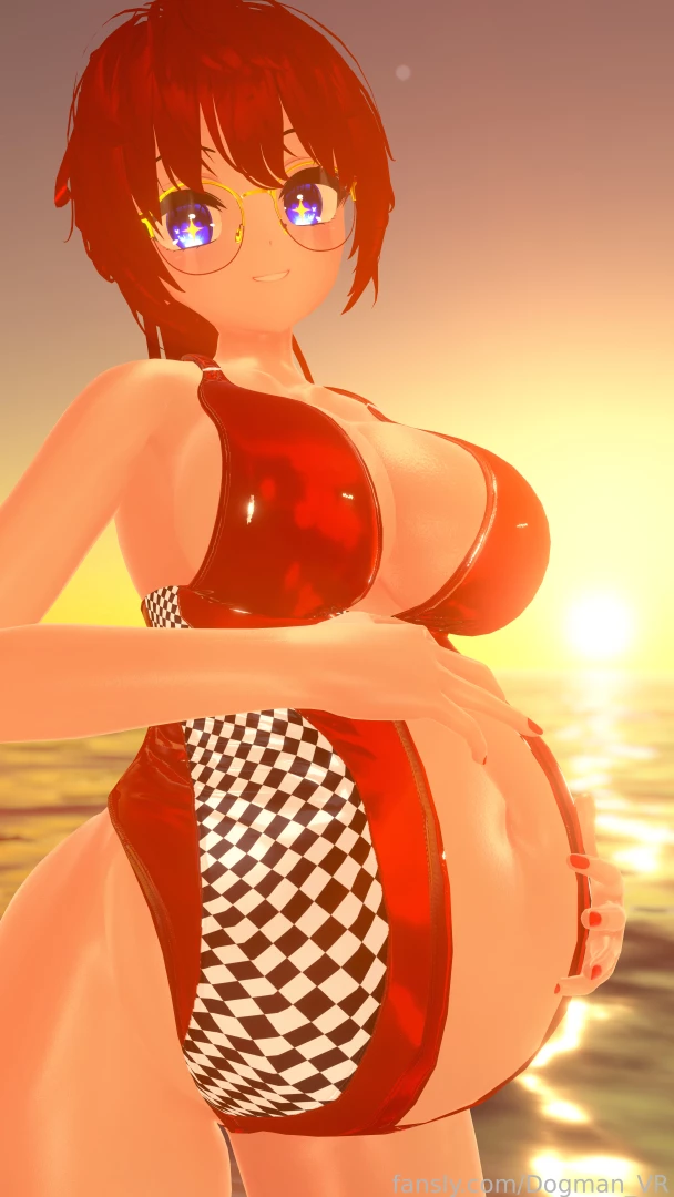 You think you have what it takes to defeat me pregnant belly tummy vr 