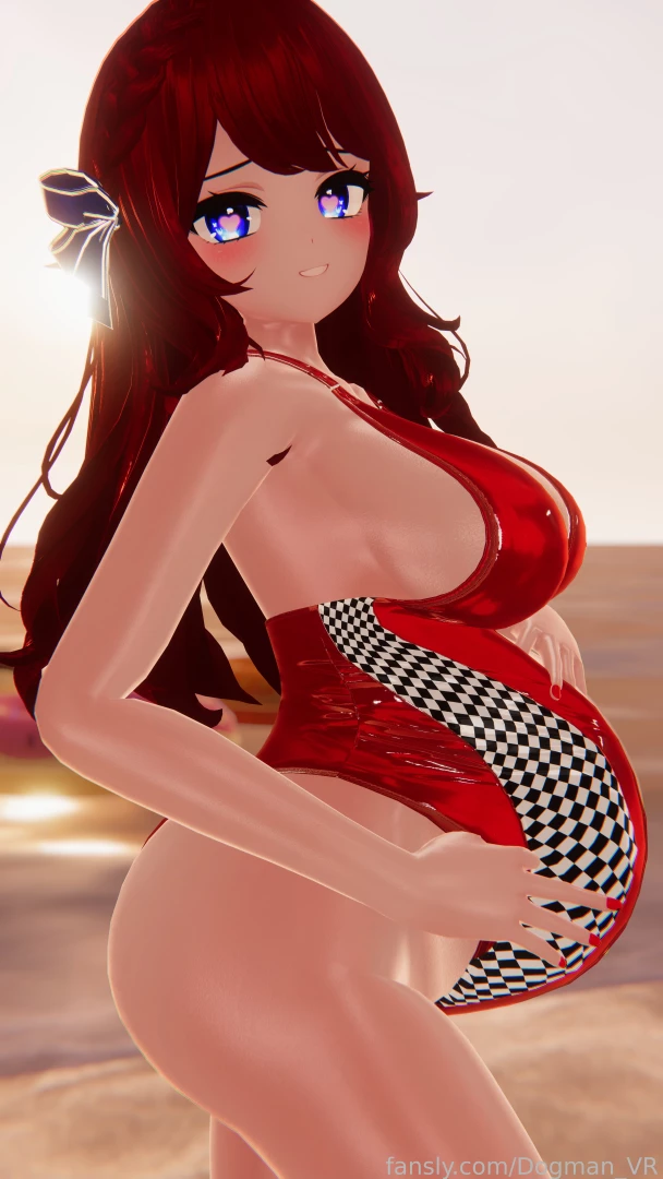How about this for a tummytuesday pregnant belly tummy vr vtuber part 2 