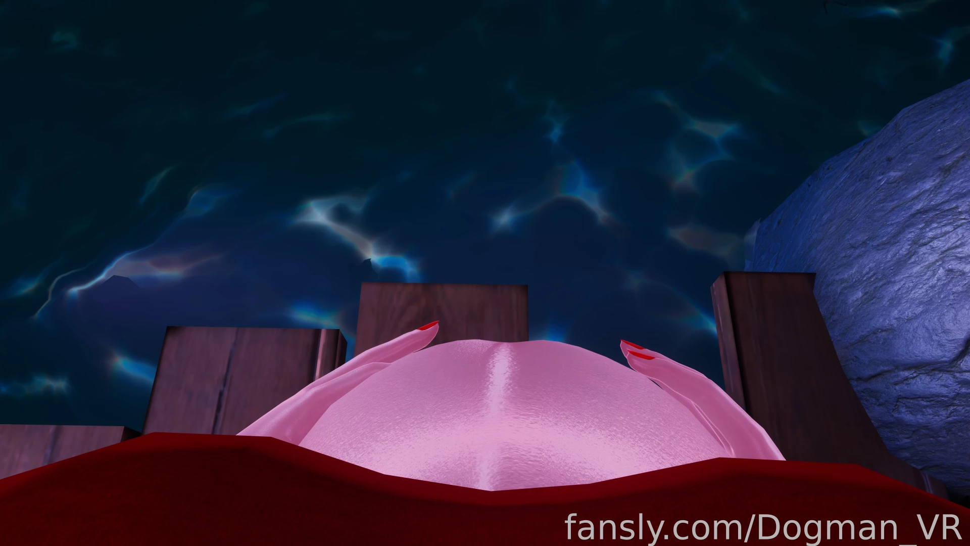 Gm my beautiful belly worshipers pregnant belly tummy vr vtuber 