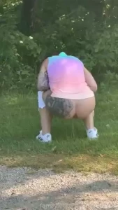 Peeing on the golf course today golfcourse golf piss outdoor