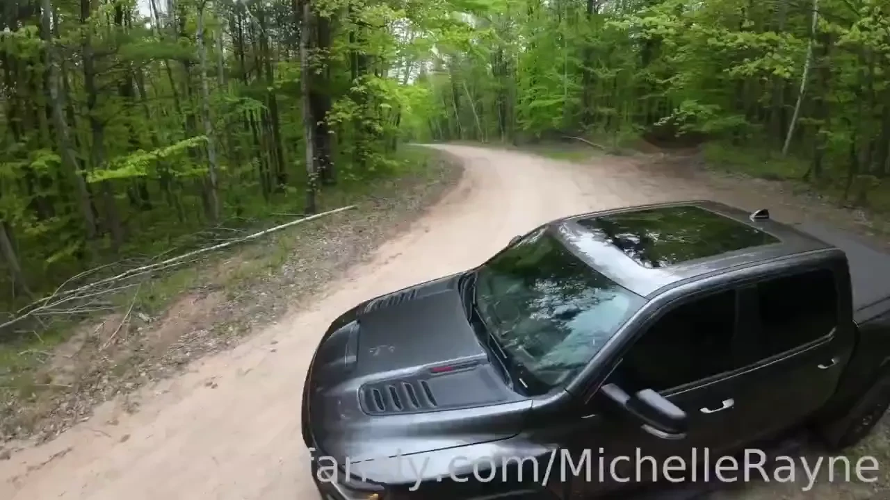 A little truck and dildo porn in this one video footage of me driving 