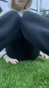 I just love when it s dusk not too cold and the grass is dry so i can