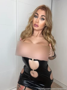 Are my tits perfect for giving you a titjob blonde fyp ass bigass part 13