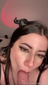 This little demon appeared in your dreams and won t take your cock out