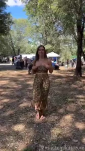 A lil act of rebellion- flashing my tits while at the local fair