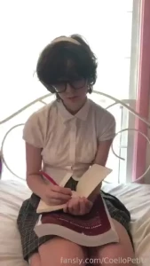 Helping your bratty sis study _ follow my private twitter stuffedello