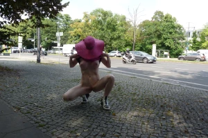 Flashing in budapest amp berlin caught by a cyclist he had a big smile part 3