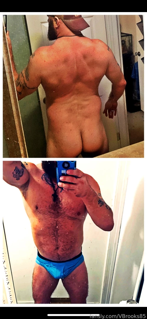 I never get tired of coming home to this beast muscular daddy buff 