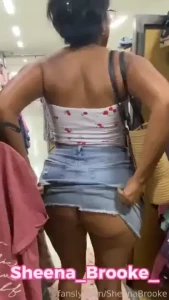 Big booty out in the store follow me for more amp subscribe fyp exhib