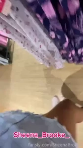 Pussy flash at store aisle follow me for more fyp caught flashing