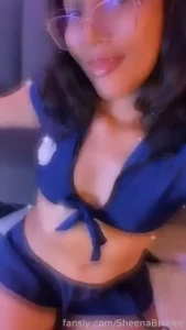 Kisses from officer sheena fyp police cosplay latina teen ebony