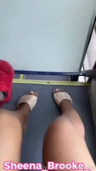 Pussy out at the bus shhh people around follow me for more amp 