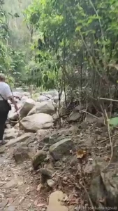 Hiking and swimming then no panties mrldnlad