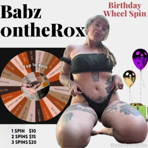 It s my birthday month which means specials for you max 3 spins - over