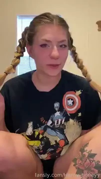 I should wear pig tails more often perfect little handlebars 