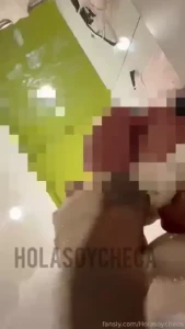 Cheeky changeroom fun boobs redhead busty perfecttits public