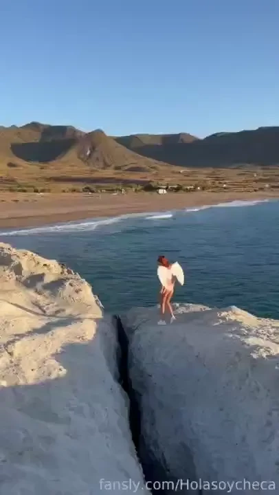 What would you do if you saw an angel like me walking near the ocean 