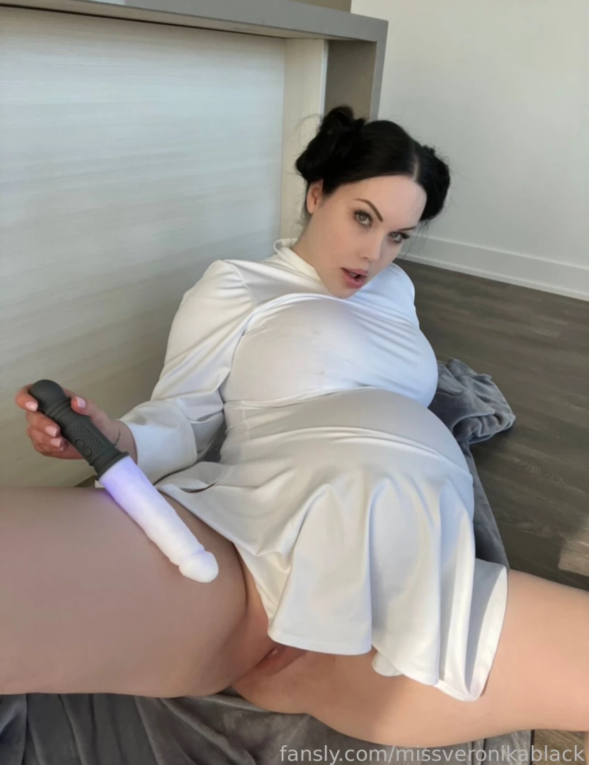 May the fourth be with you naughty princess leia cosplay using my 