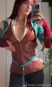 I m in love with triss costume cosplay thewitcher redhead