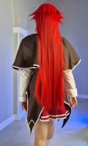 Are you ready to worship rias fyp cosplay bigass hips upskirt thighs