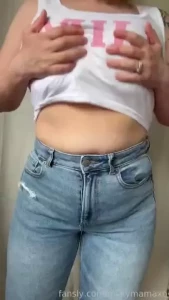 Is it ok for me to wear this without a bra on fyp milf stepmom mommy