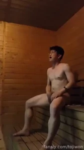 N14 soft male nude - sauna nude part 6