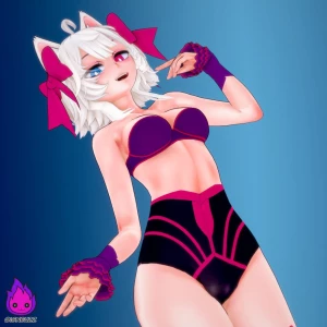 Vt 34 - nyannie noel cosplay include clothed underwear and nude