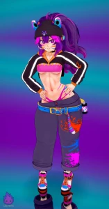 Vt 25 - taiga-tan remake include clothed underwear and nude variations